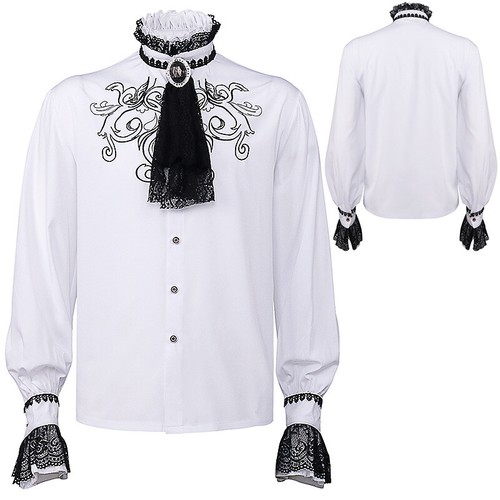 Herren spitze stickerei hemd - spitze,