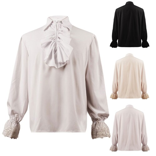 Herren mittelalter gothic hemd - herren,
