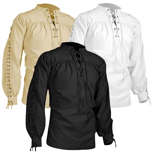 Herren mittelalterliches hemd - herren,