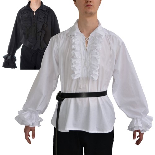 Rüschenhemd mittelalter - rüschenhemd,