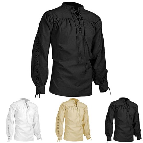 Retro herren piratenhemd - retro,