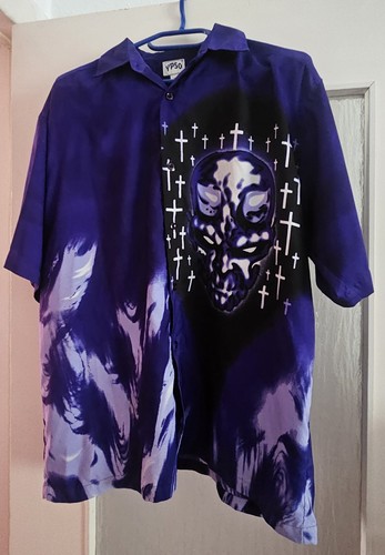 Hemd kurzarm herren gothic - hemd,