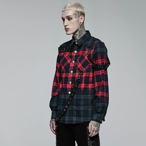 Punk rave gothic hemd - rave,