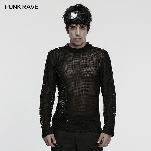Punk rave men - black, gothic
