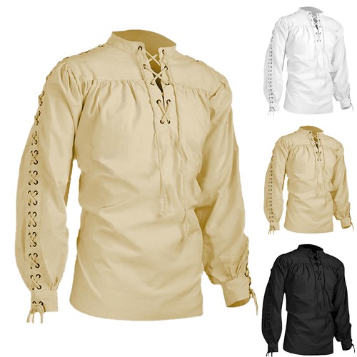 Herren piratenhemd wikinger - herren,
