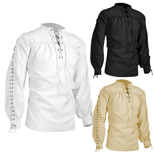 Herren piratenhemd wikinger - herren,