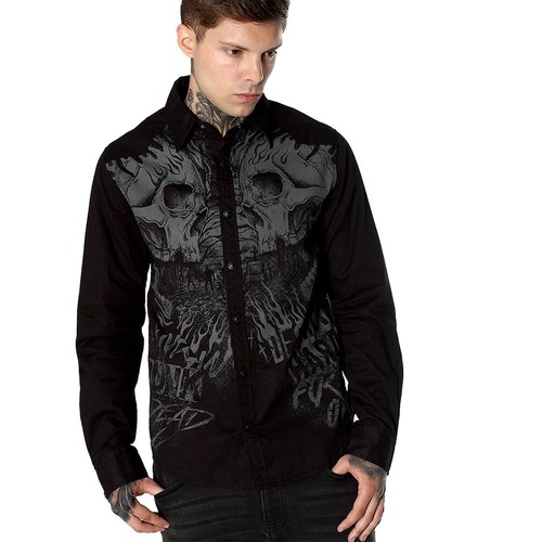 Hyraw punk gothic - skater, hemd
